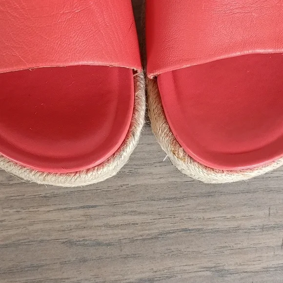 Franco Sarto Red Slide Sandals - Picture 6 of 12